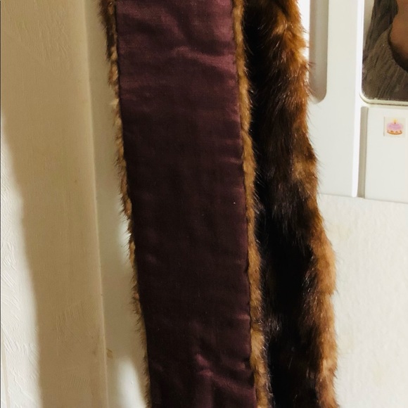 NEW Real piece mink scarf - Picture 4 of 4